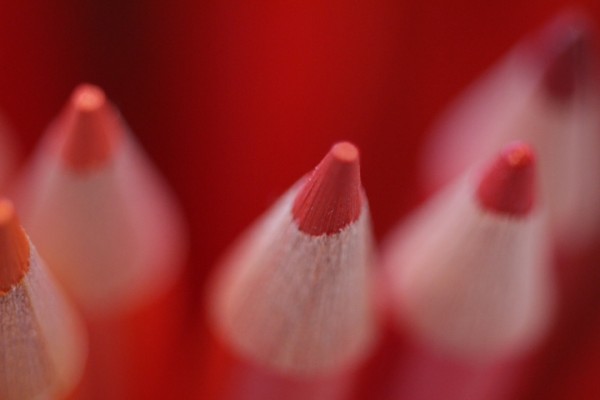 赤い色鉛筆