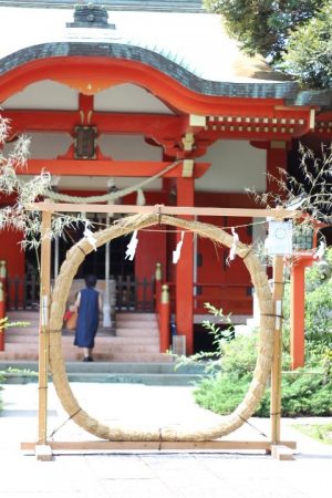 熊野神社の茅の輪