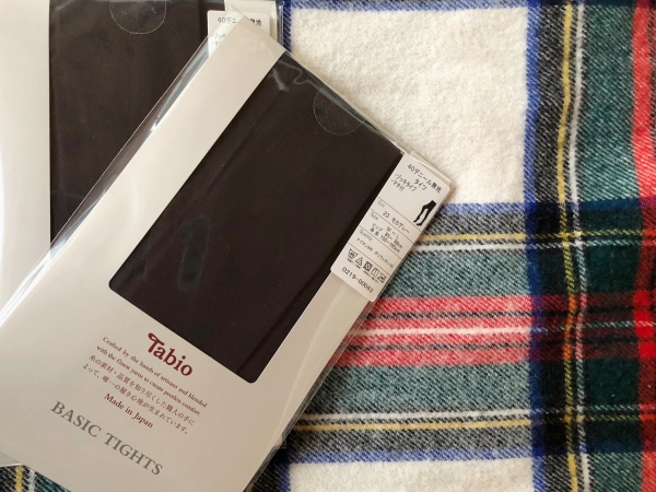 Tabio40デニールタイツ