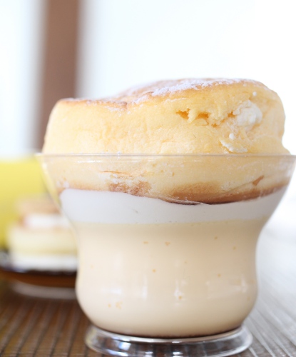 スフレパンケーキプリン